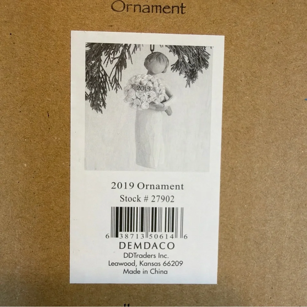 Willow Tree Angel Ornament 2019 An Abundant Year Of Memories Demdaco BRAND NEW